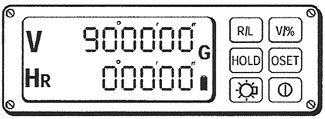 Digital Transit Display Set Vertical Zero Point